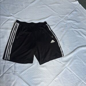 Adidas Black Athletic Shorts with Breathable Fabric